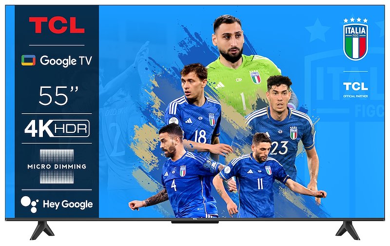 Tcl Smart TV Ultra HD 4K 55" 55p61b Titanio